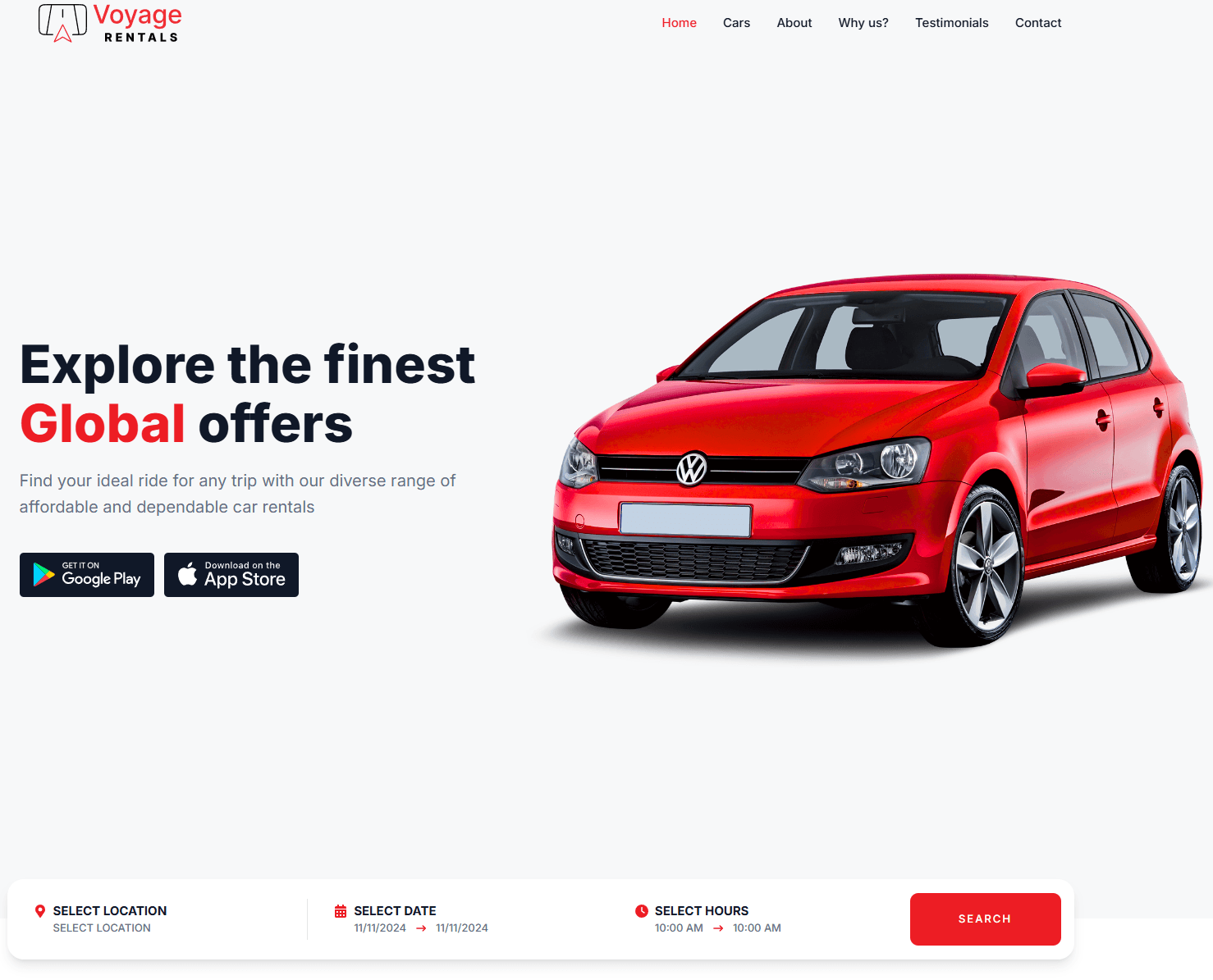 Car Rental Website